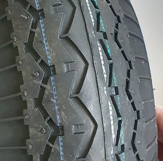 Příslušenství nafukovacích koleček- pneu - D50.301 - dezén hadovitá drážka HQ + duše ZDARM